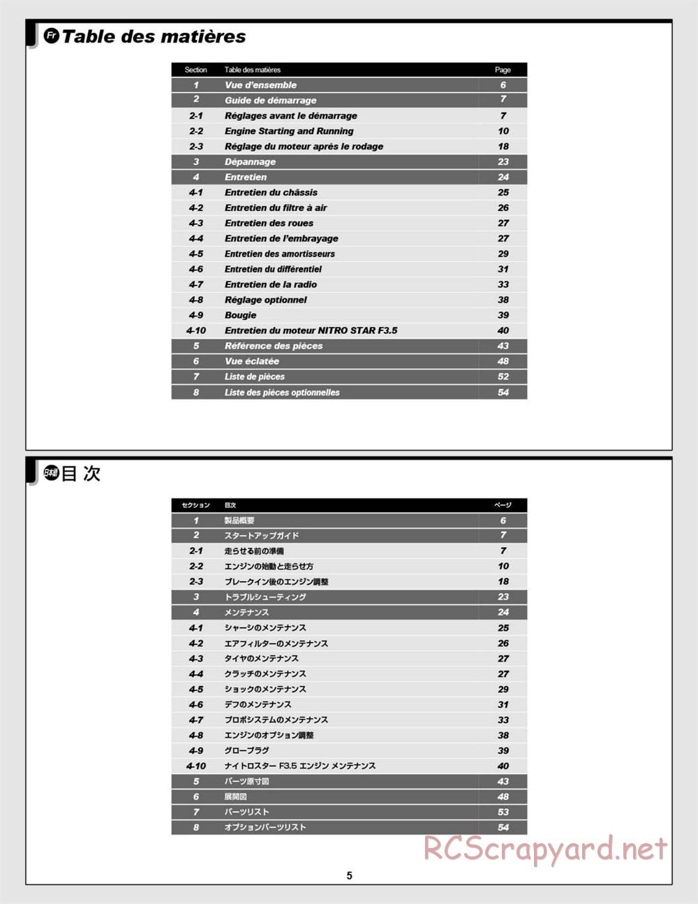 HPI - D8S - Manual - Page 5