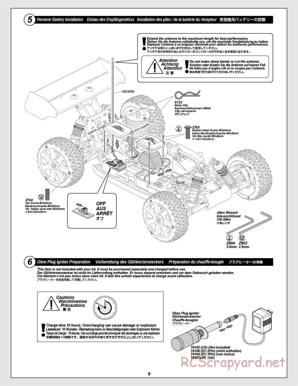 HPI - D8S - Manual - Page 9