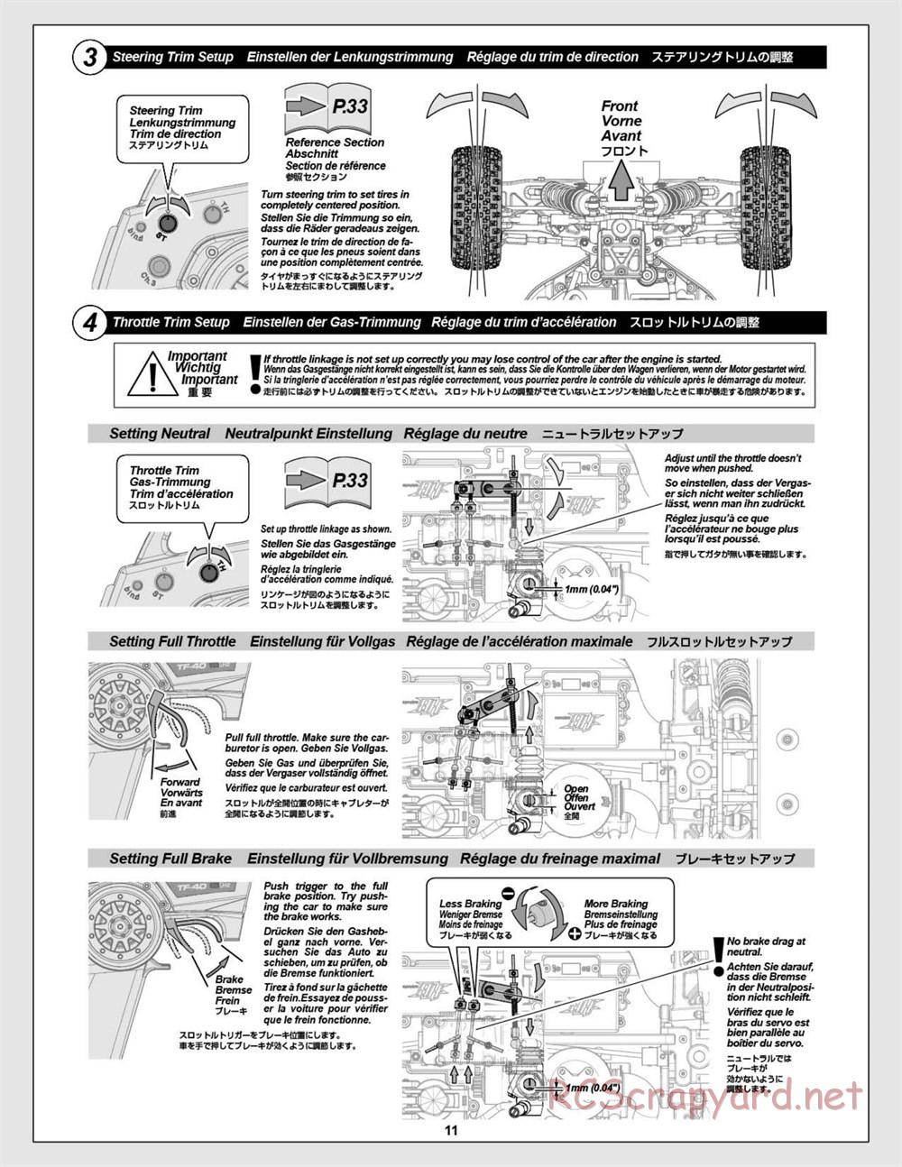 HPI - D8S - Manual - Page 11