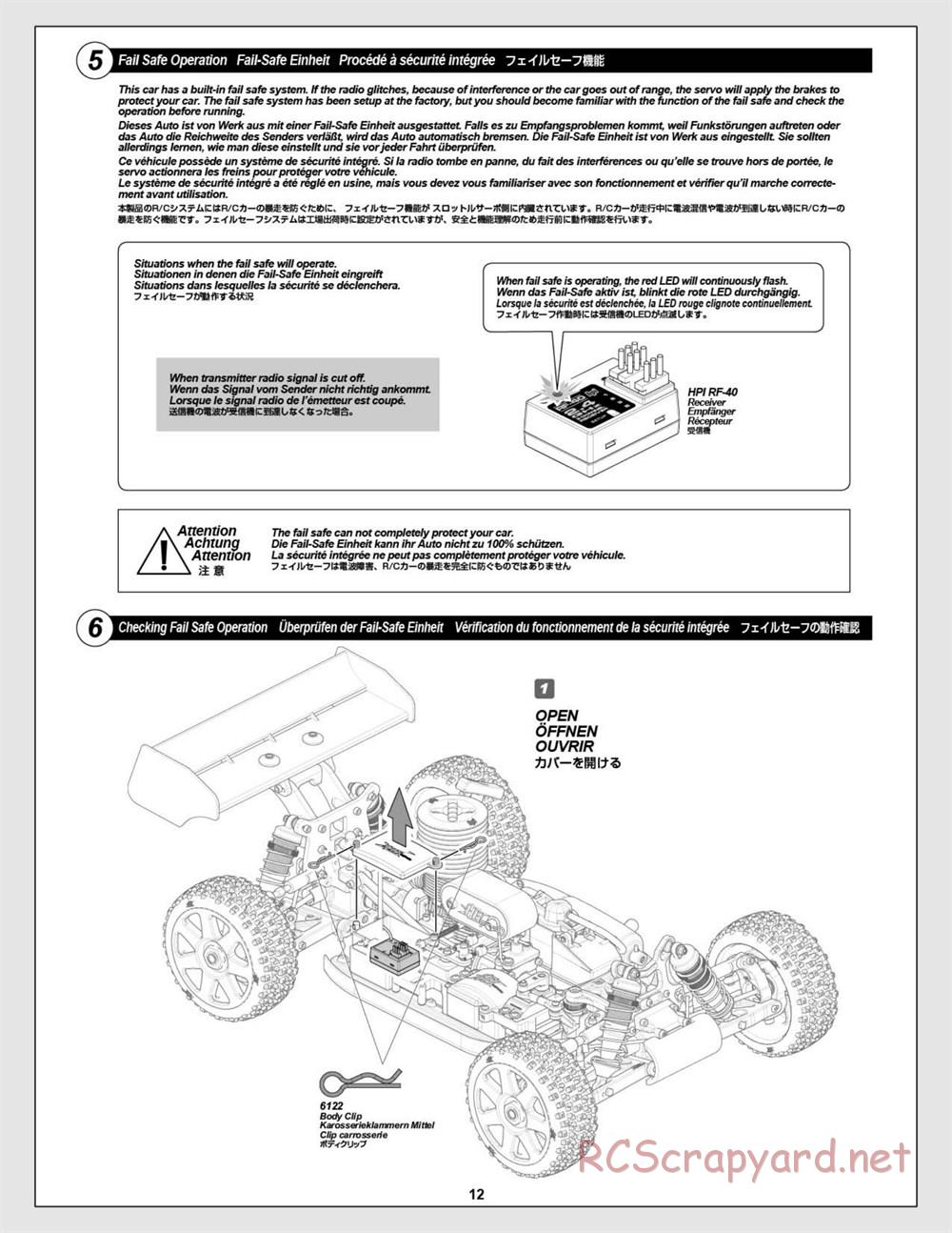 HPI - D8S - Manual - Page 12