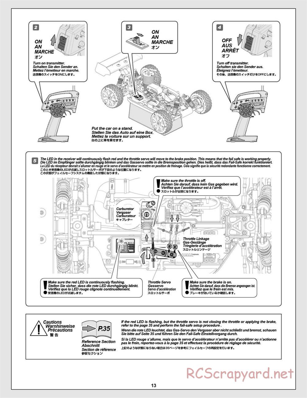 HPI - D8S - Manual - Page 13