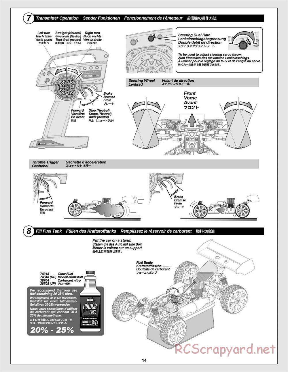 HPI - D8S - Manual - Page 14
