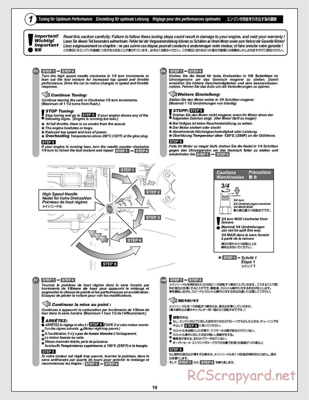 HPI - D8S - Manual - Page 19