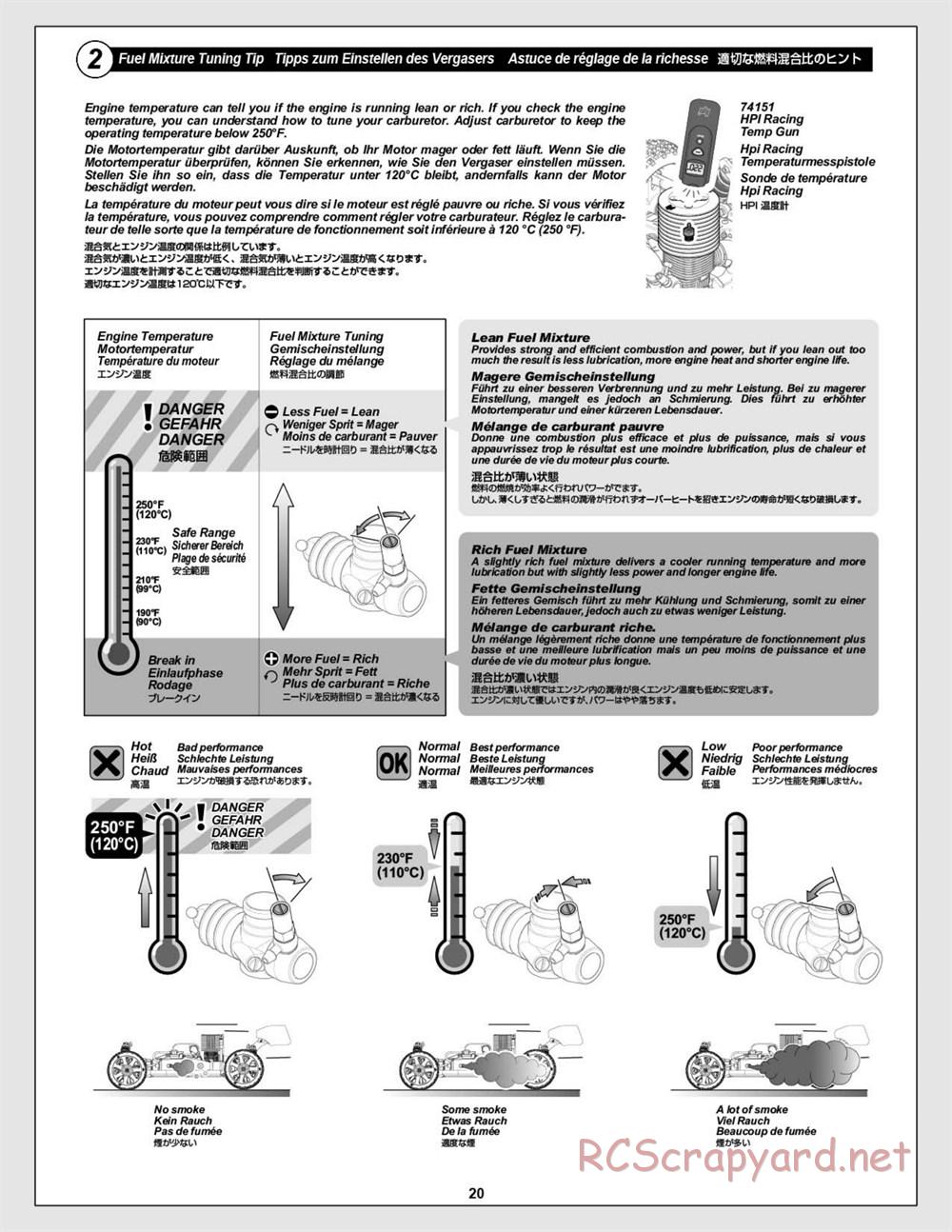 HPI - D8S - Manual - Page 20