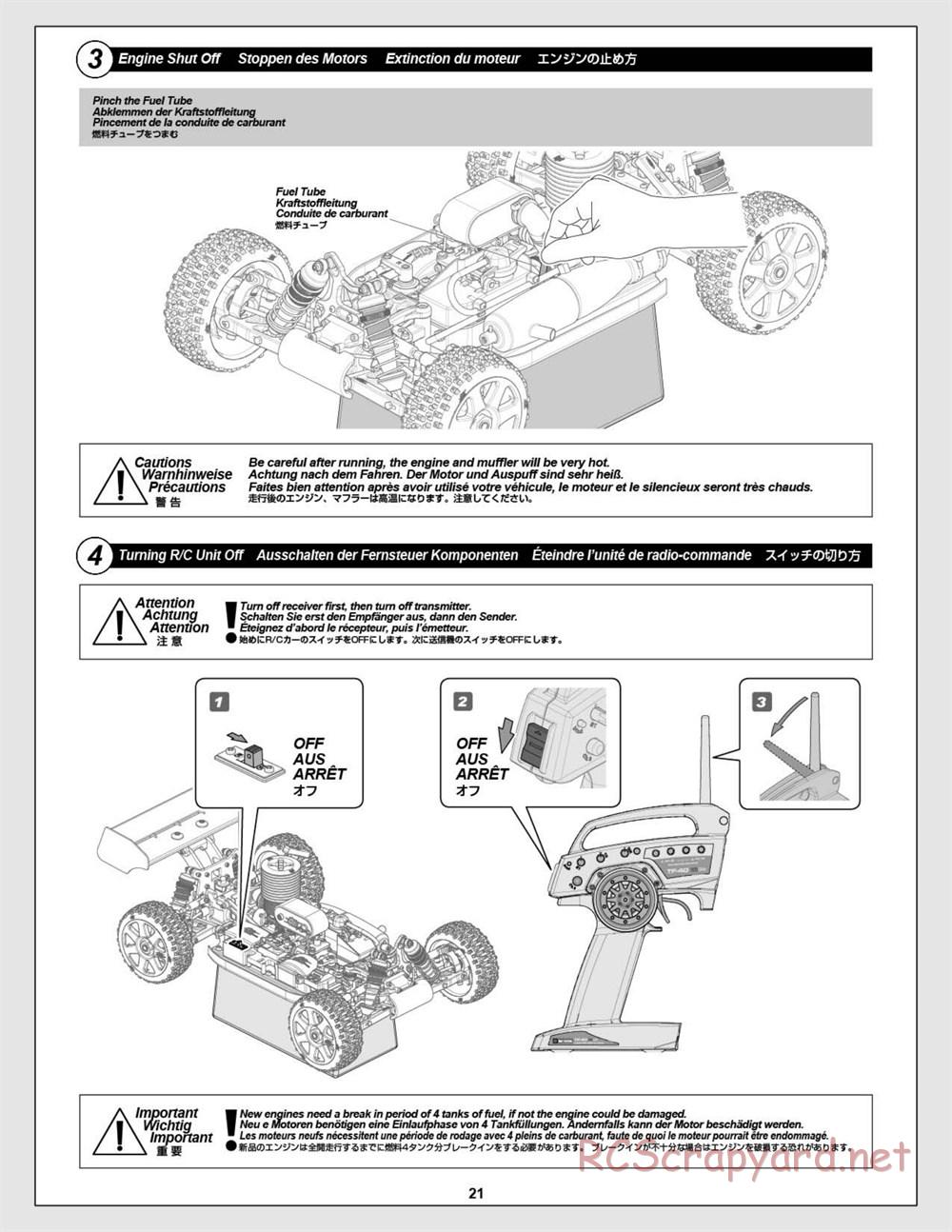 HPI - D8S - Manual - Page 21