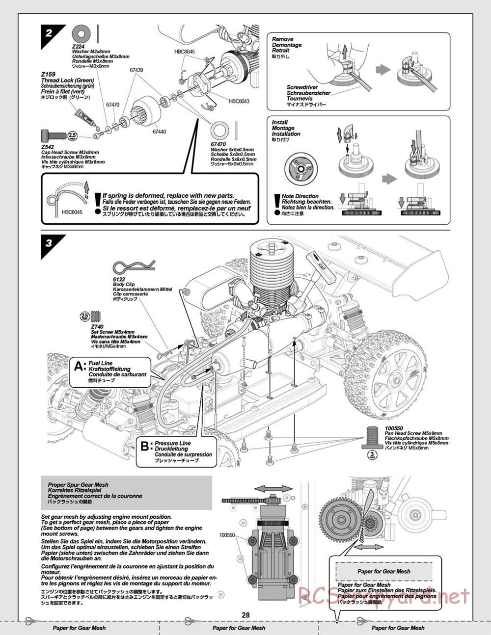 HPI - D8S - Manual - Page 28