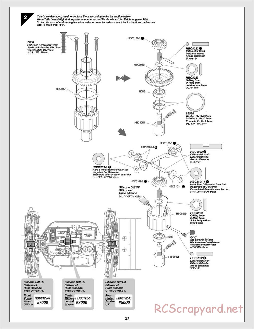 HPI - D8S - Manual - Page 32