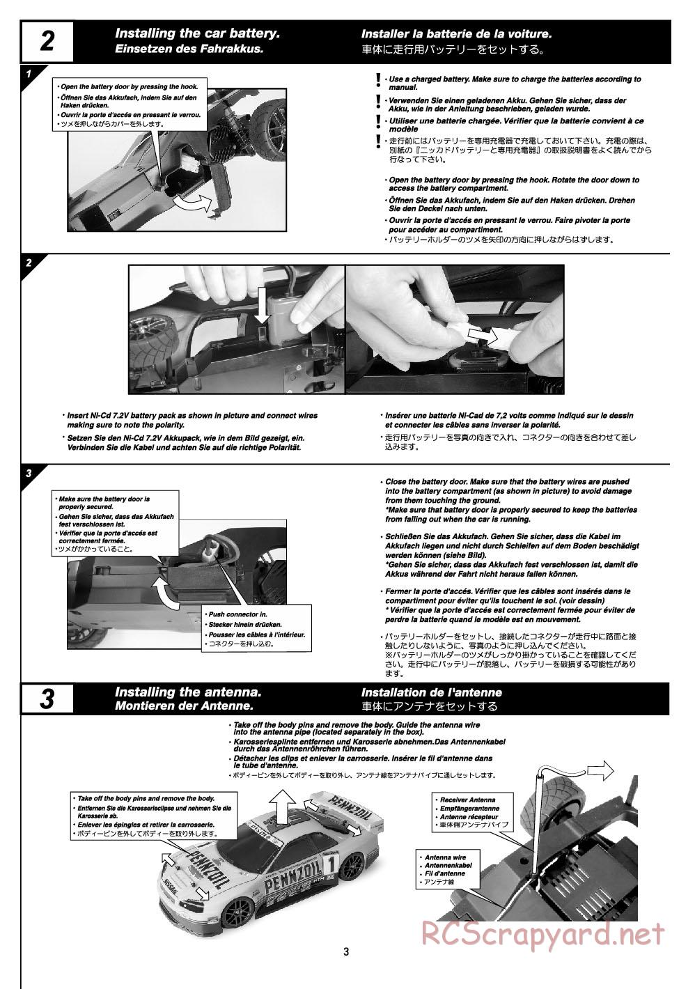 HPI - Dash - Manual - Page 3