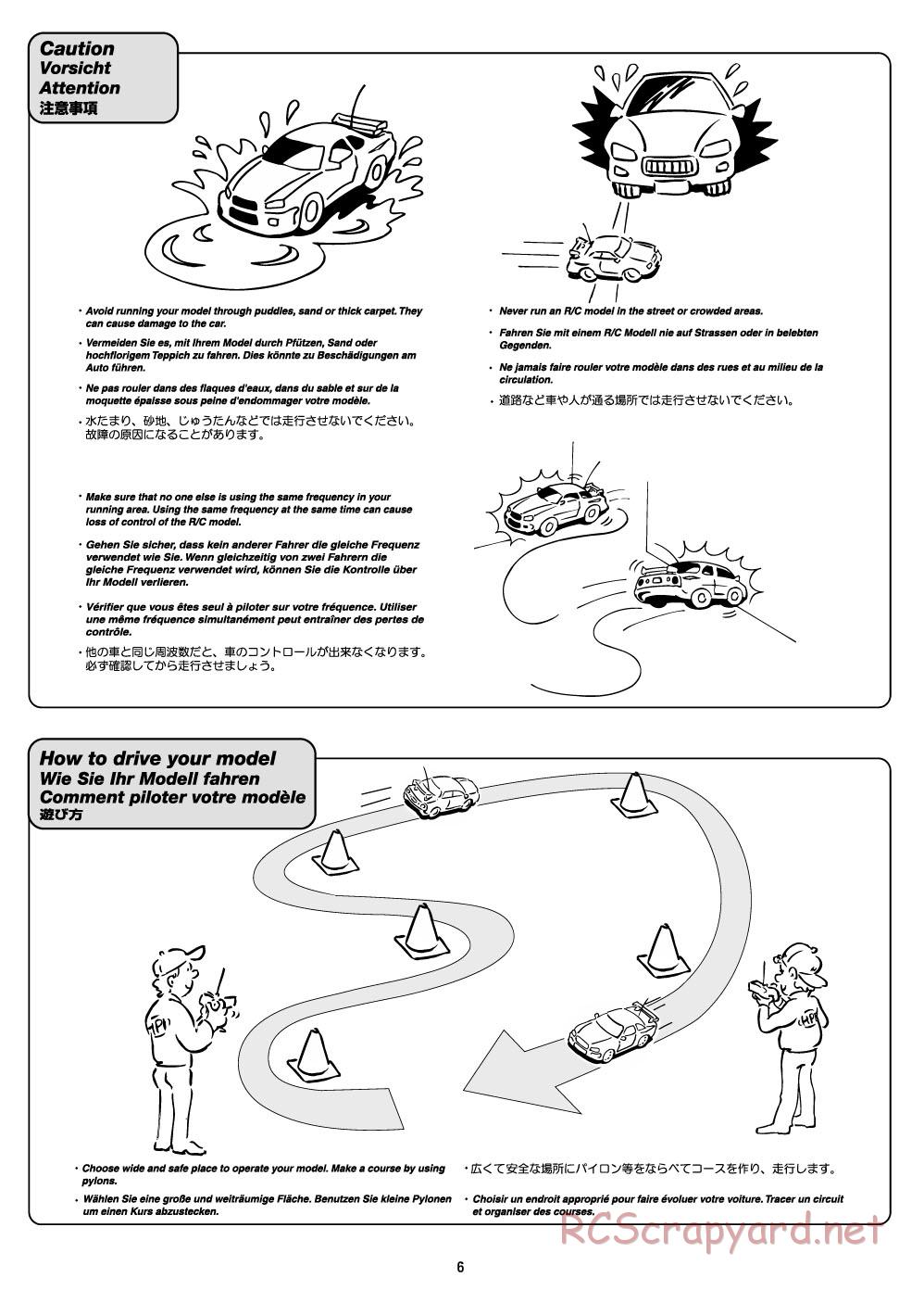 HPI - Dash - Manual - Page 6