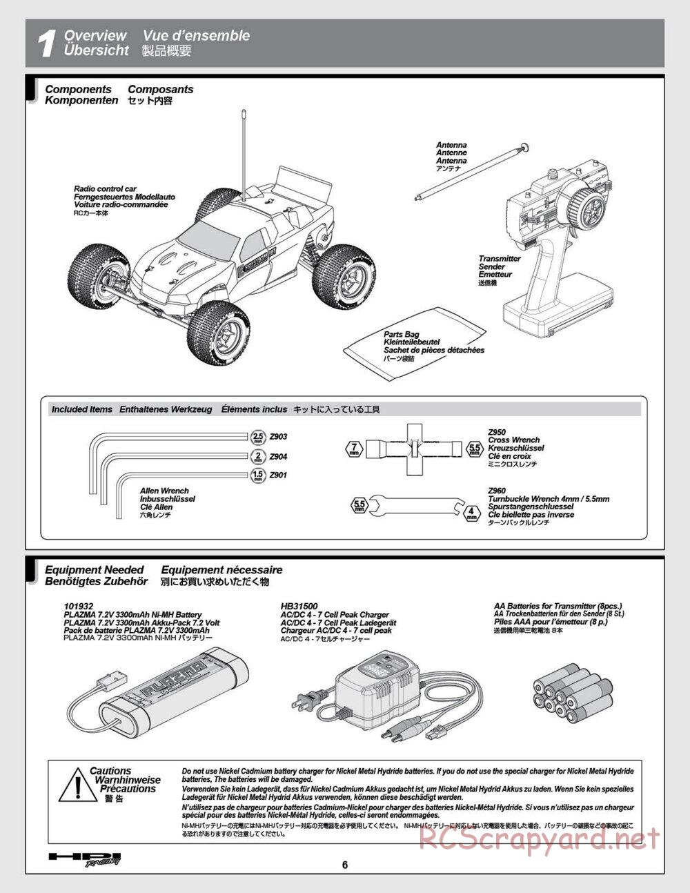 HPI - E-Firestorm 10 HT - Manual - Page 6