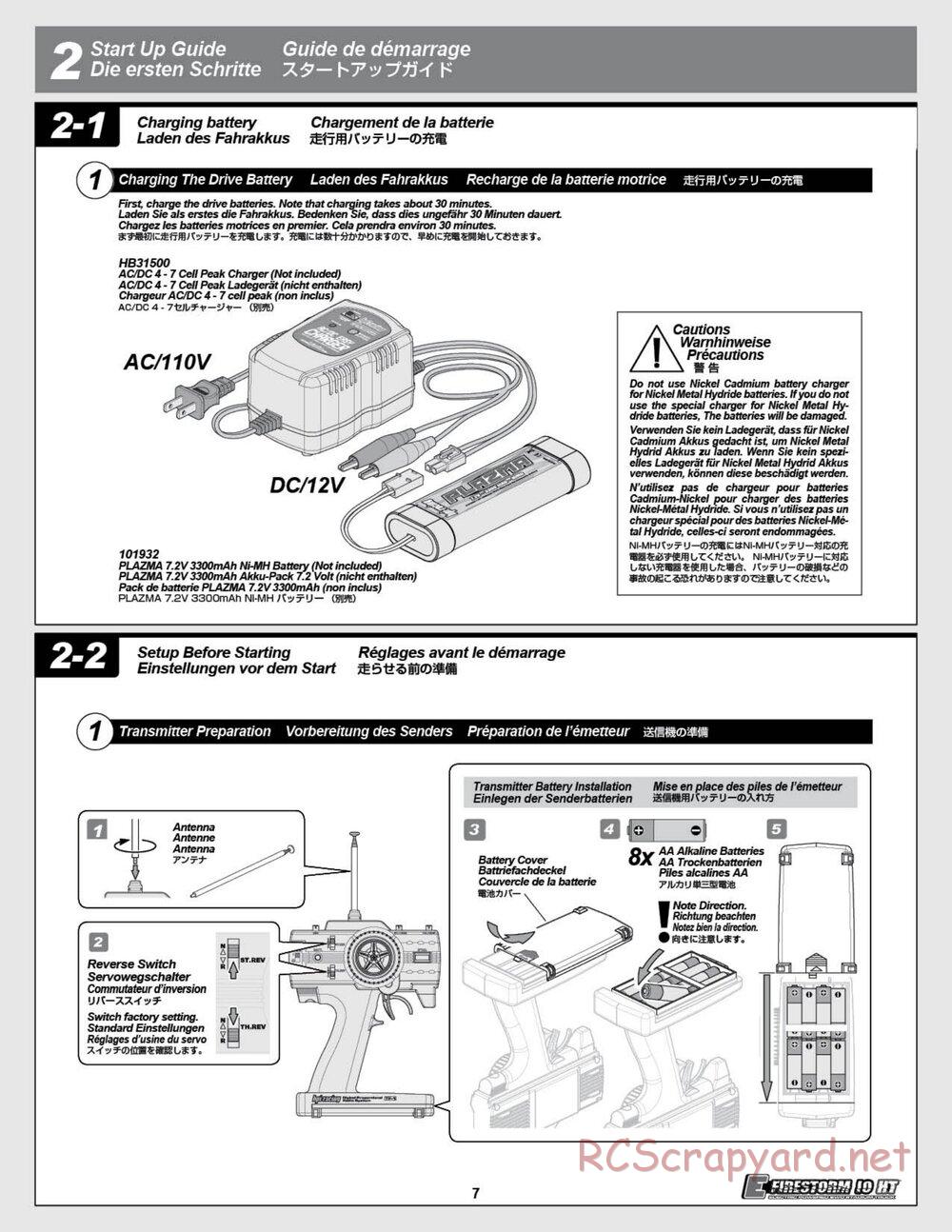 HPI - E-Firestorm 10 HT - Manual - Page 7