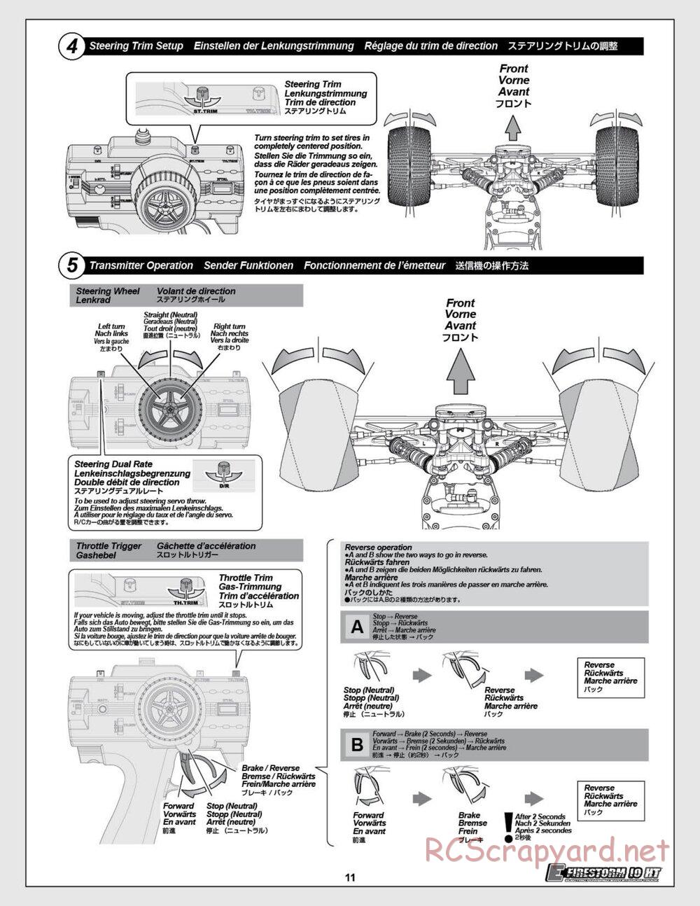 HPI - E-Firestorm 10 HT - Manual - Page 11