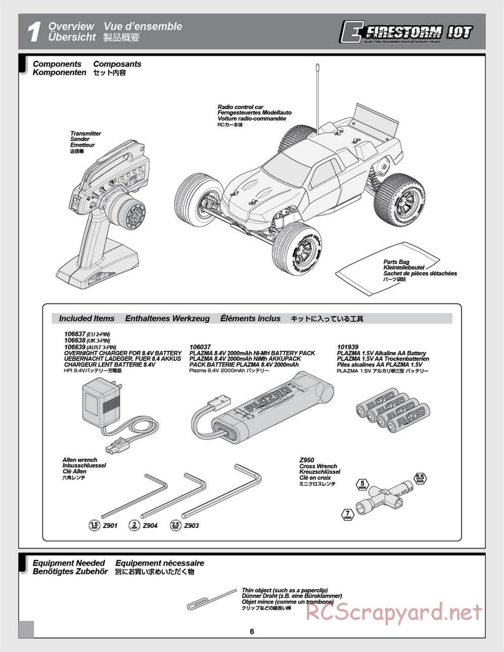 HPI - E-Firestorm-10T - Manual - Page 6