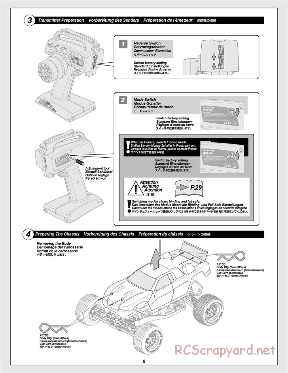 HPI - E-Firestorm-10T - Manual - Page 8