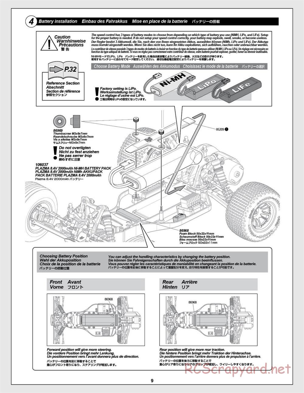 HPI - E-Firestorm-10T - Manual - Page 9