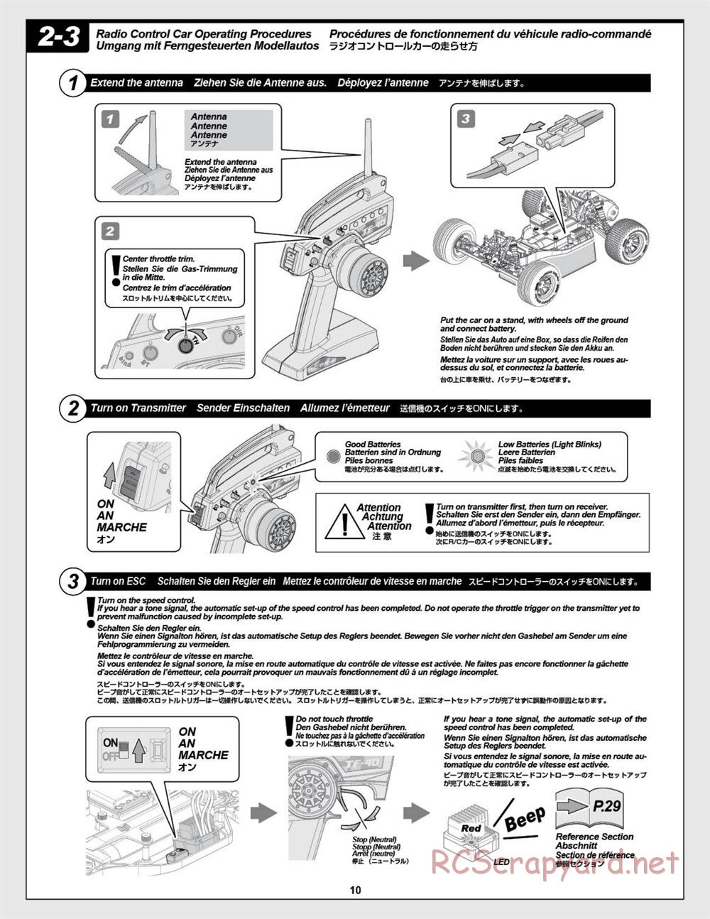 HPI - E-Firestorm-10T - Manual - Page 10