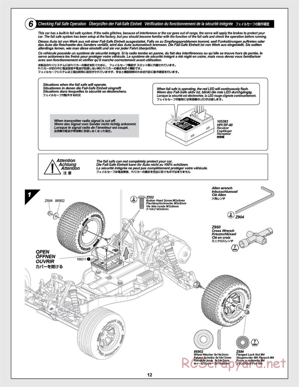 HPI - E-Firestorm-10T - Manual - Page 12