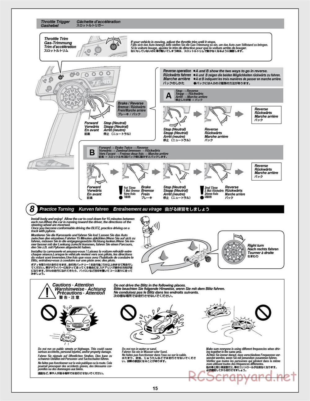 HPI - E-Firestorm-10T - Manual - Page 15