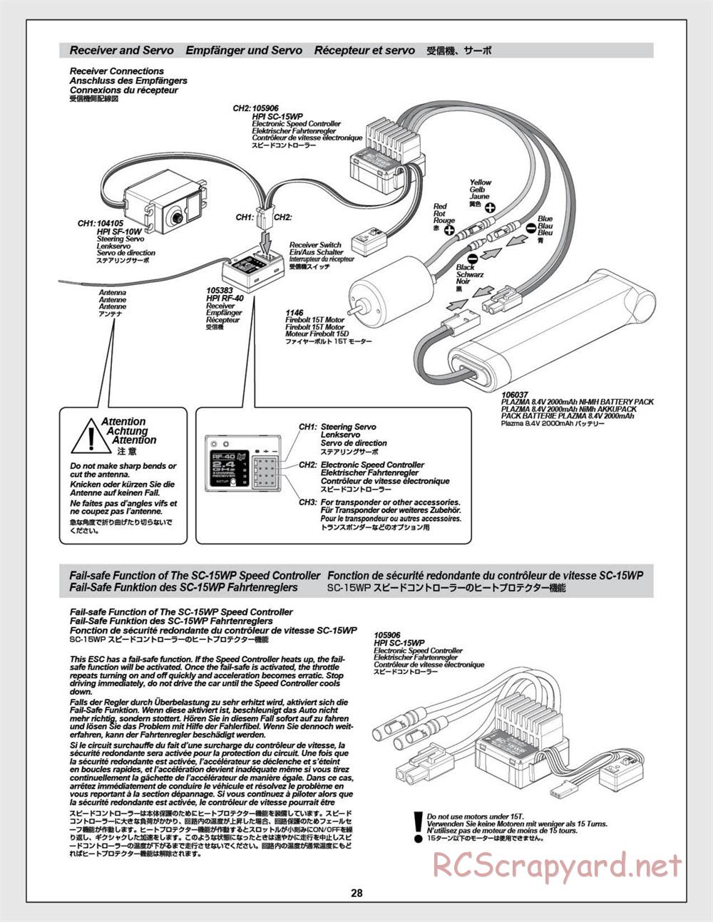 HPI - E-Firestorm-10T - Manual - Page 28