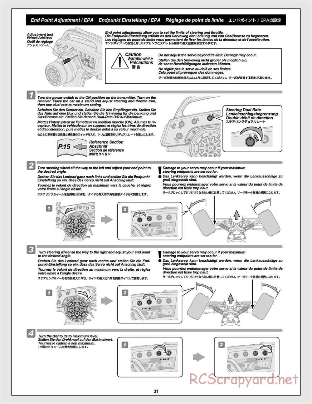 HPI - E-Firestorm-10T - Manual - Page 31
