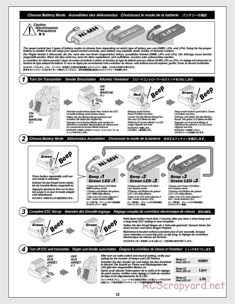 HPI - E-Firestorm-10T - Manual - Page 32