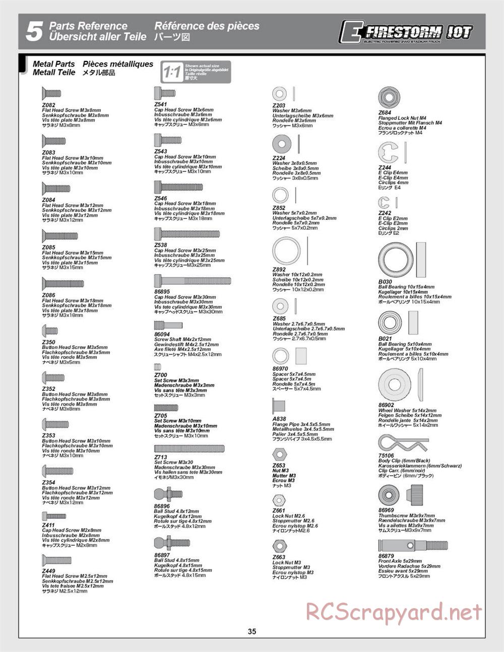 HPI - E-Firestorm-10T - Manual - Page 35