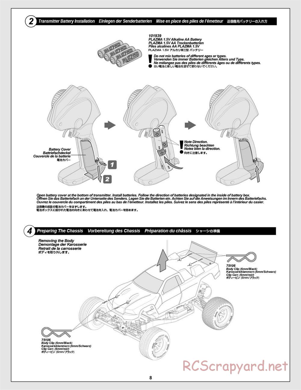 HPI - E-Firestorm 10T Flux - Manual - Page 8