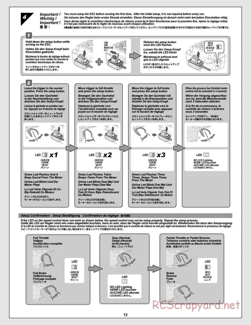 HPI - E-Firestorm 10T Flux - Manual - Page 12