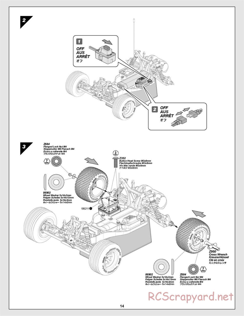 HPI - E-Firestorm 10T Flux - Manual - Page 14