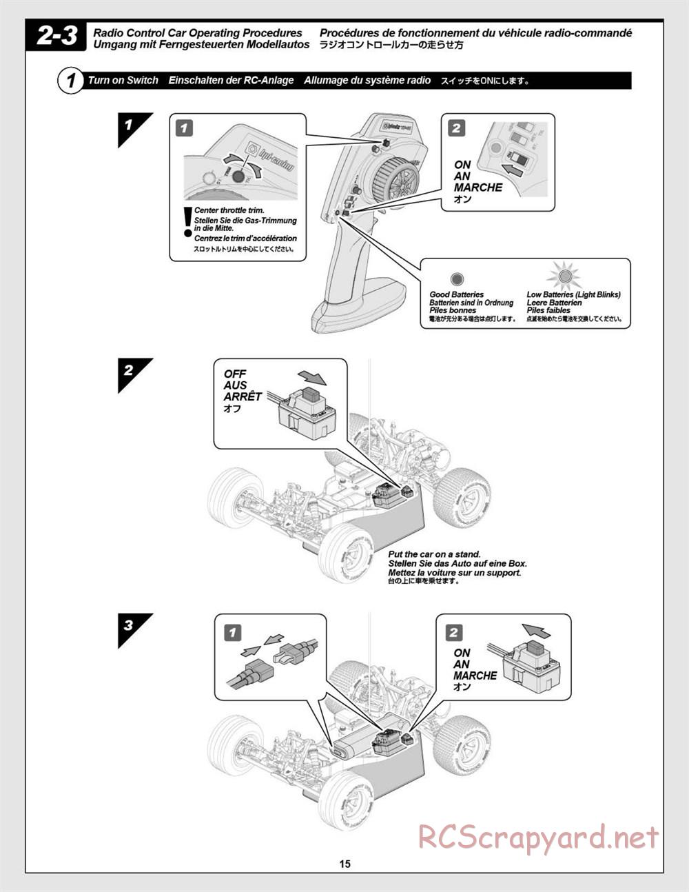 HPI - E-Firestorm 10T Flux - Manual - Page 15