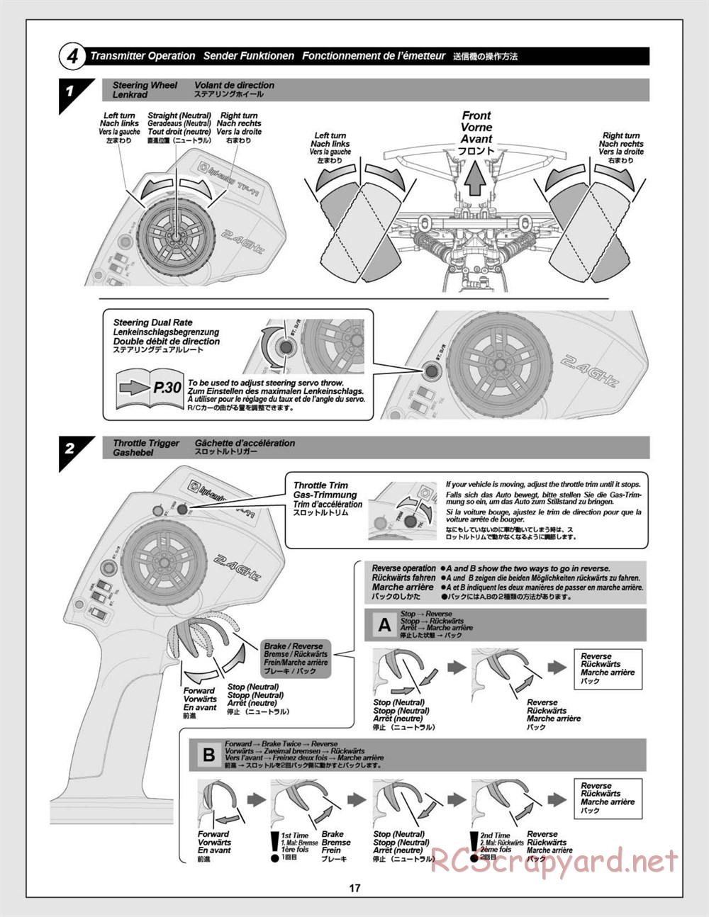 HPI - E-Firestorm 10T Flux - Manual - Page 17