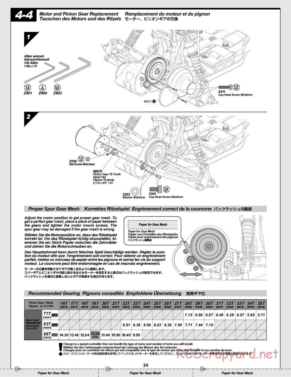 HPI - E-Firestorm 10T Flux - Manual - Page 24