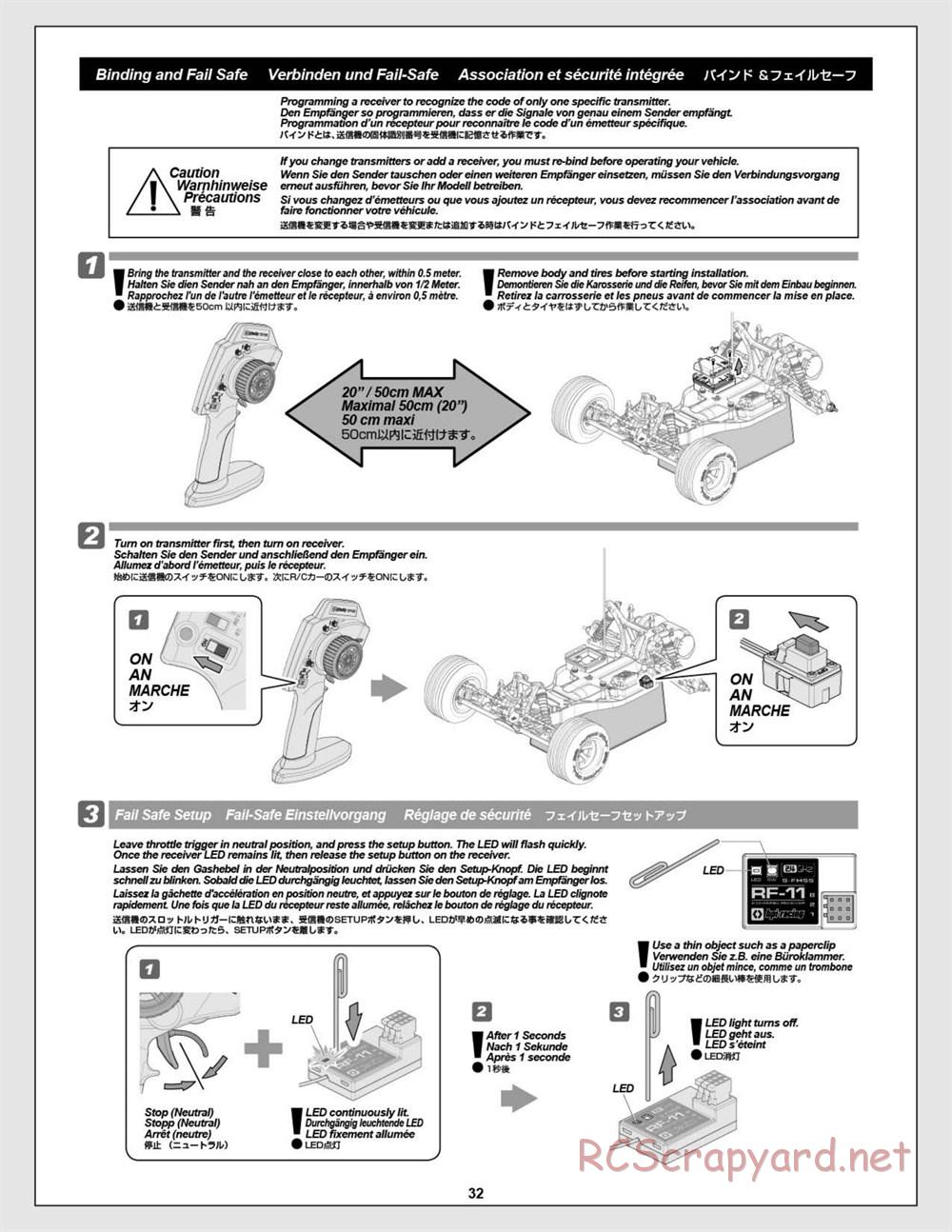 HPI - E-Firestorm 10T Flux - Manual - Page 32