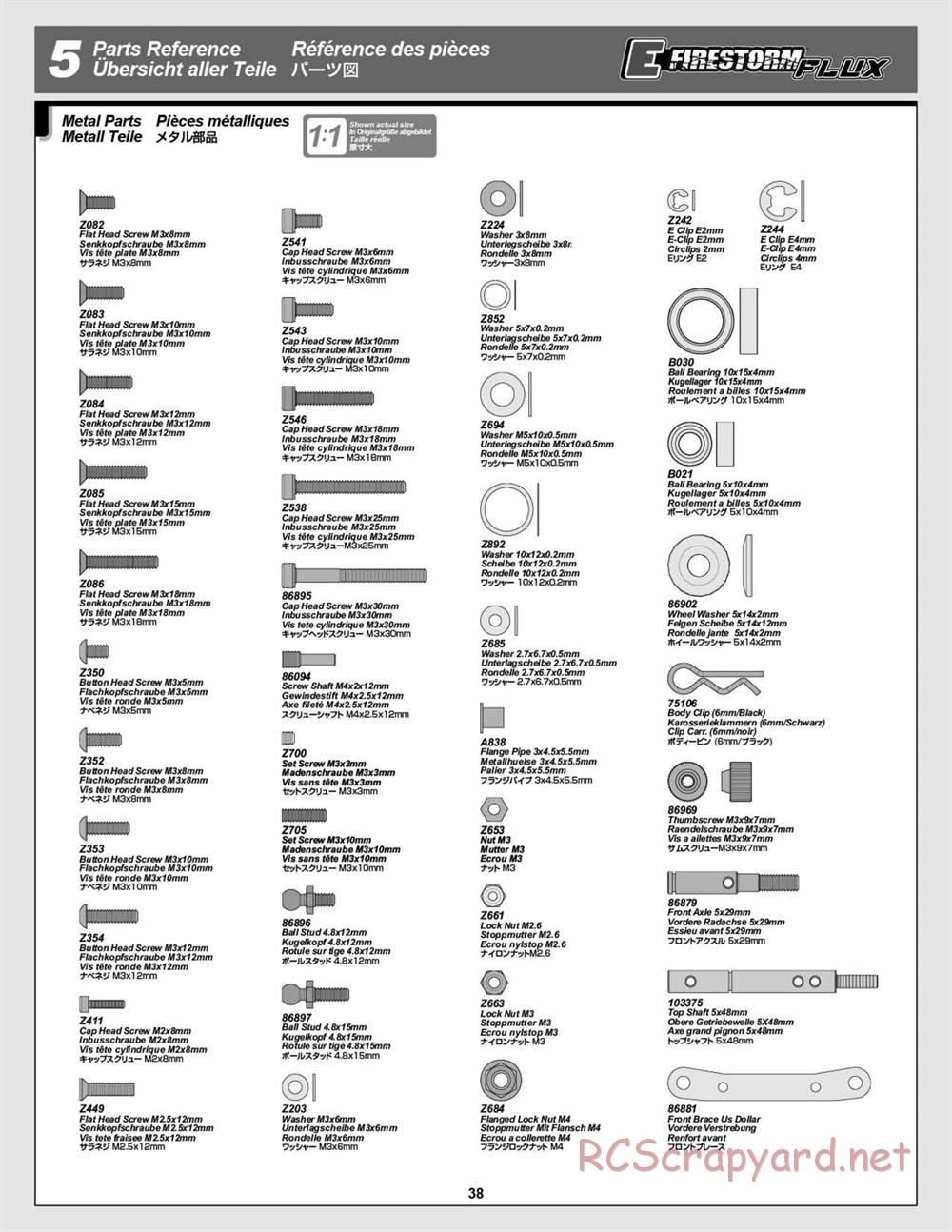 HPI - E-Firestorm 10T Flux - Manual - Page 38