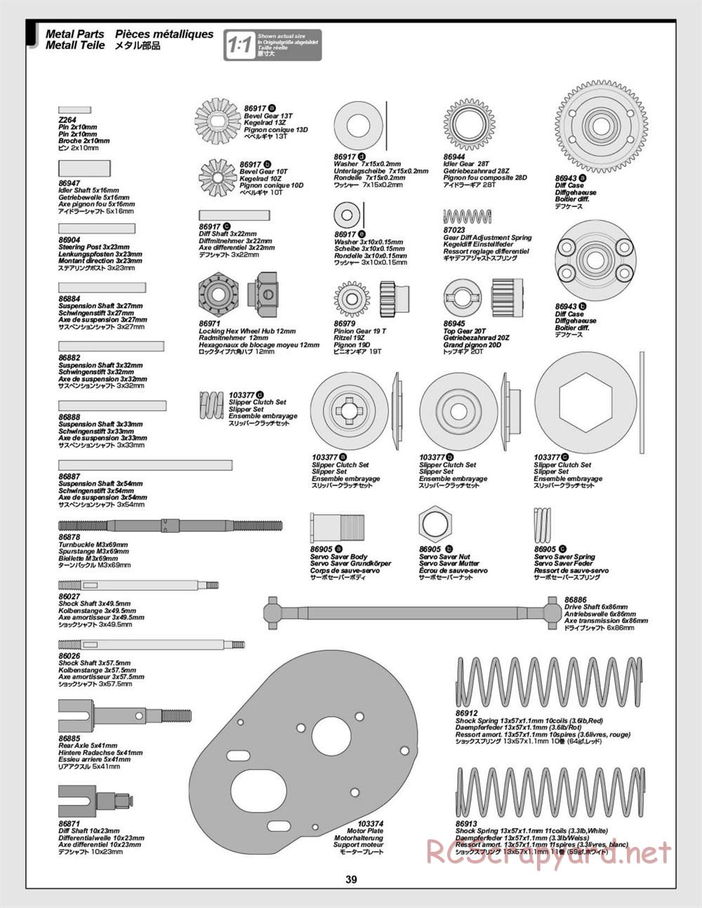 HPI - E-Firestorm 10T Flux - Manual - Page 39