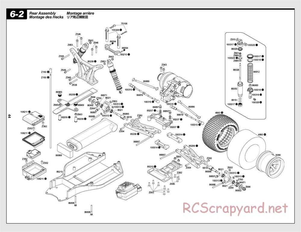 HPI - E-Firestorm 10T Flux - Manual - Page 44