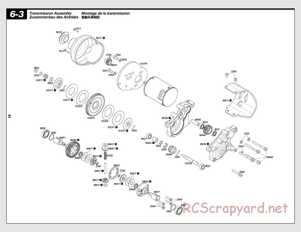 HPI - E-Firestorm 10T Flux - Manual - Page 45