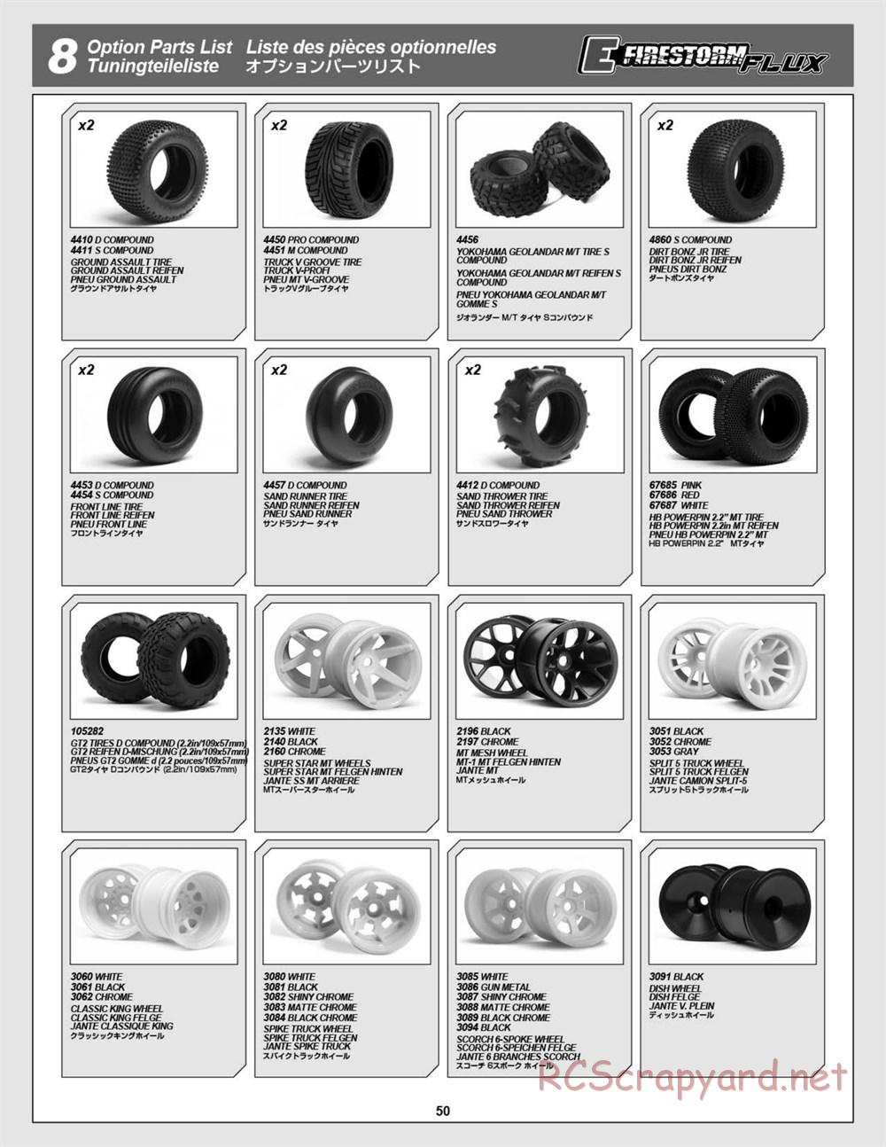 HPI - E-Firestorm 10T Flux - Manual - Page 50