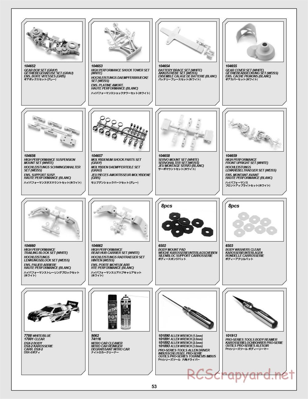 HPI - E-Firestorm 10T Flux - Exploded View - Page 53