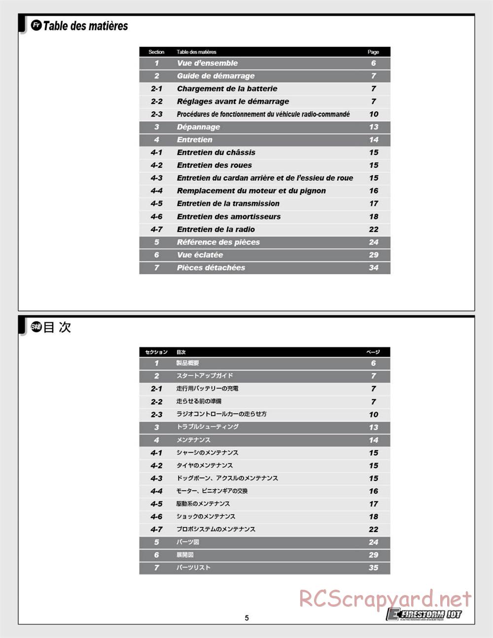 HPI - E-Firestorm 10T - Manual - Page 5