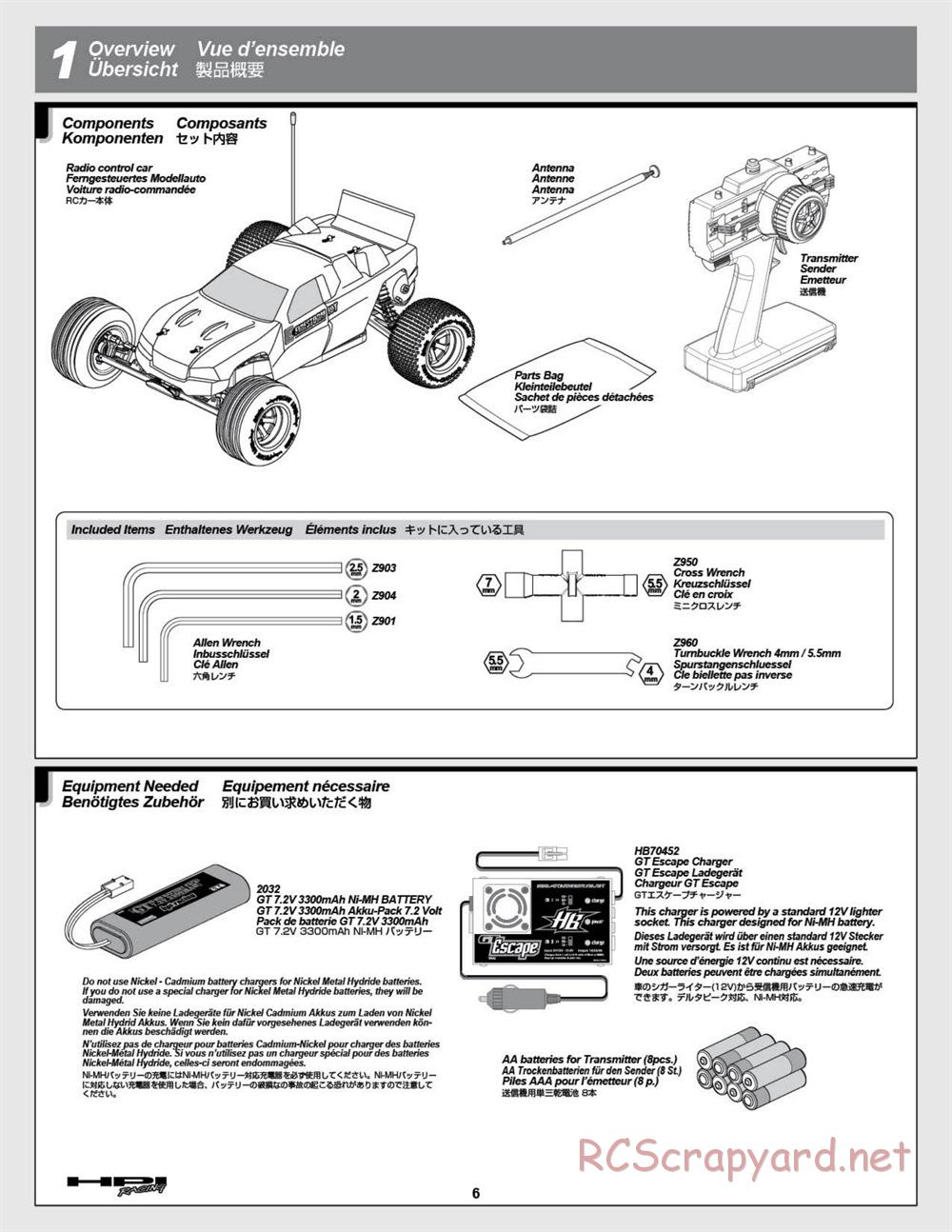 HPI - E-Firestorm 10T - Manual - Page 6