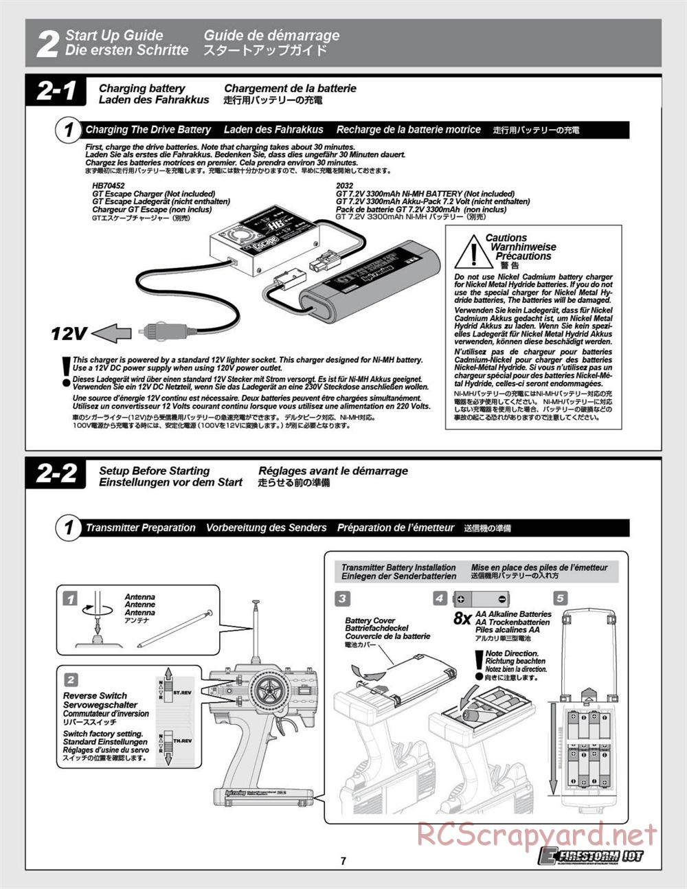 HPI - E-Firestorm 10T - Manual - Page 7