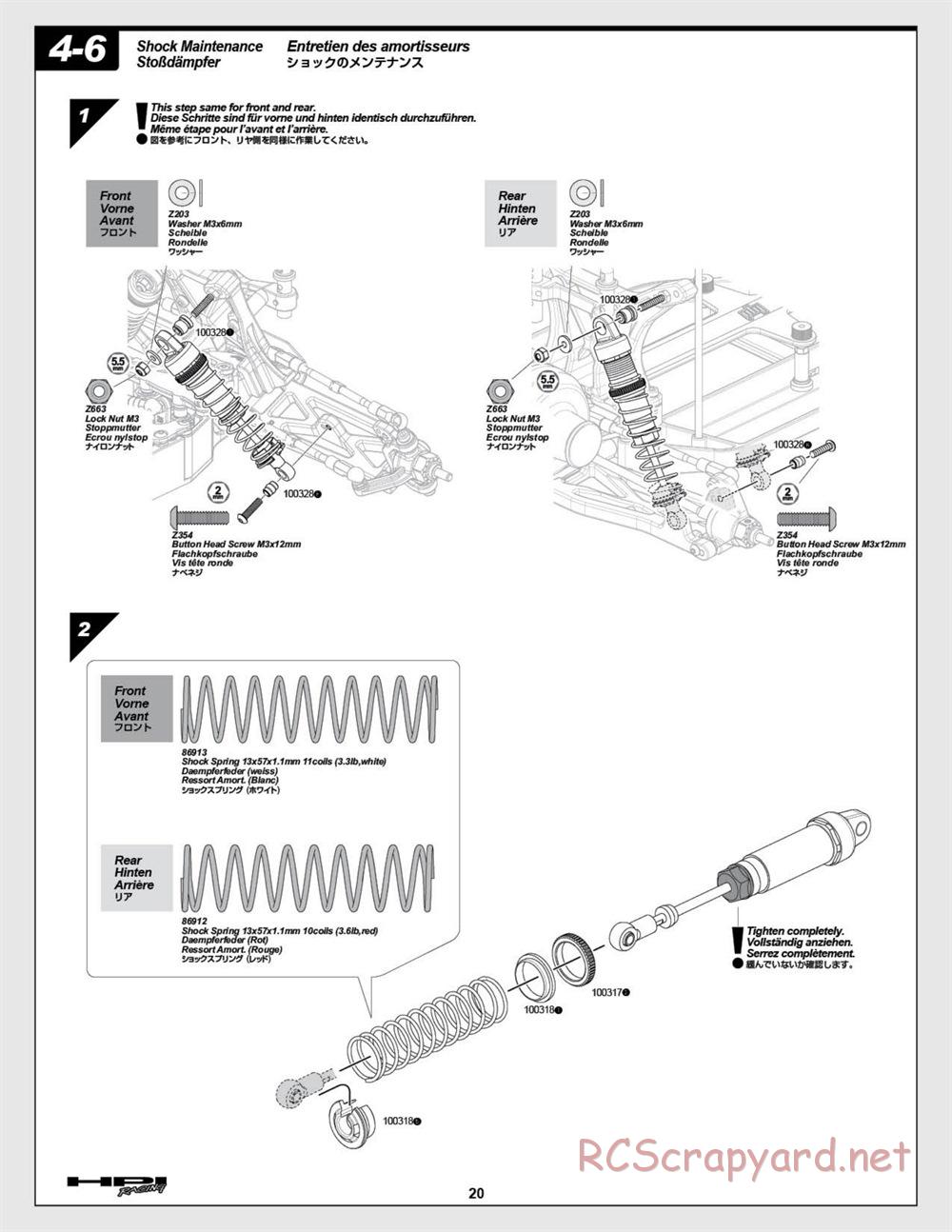 HPI - E-Firestorm 10T - Manual - Page 20