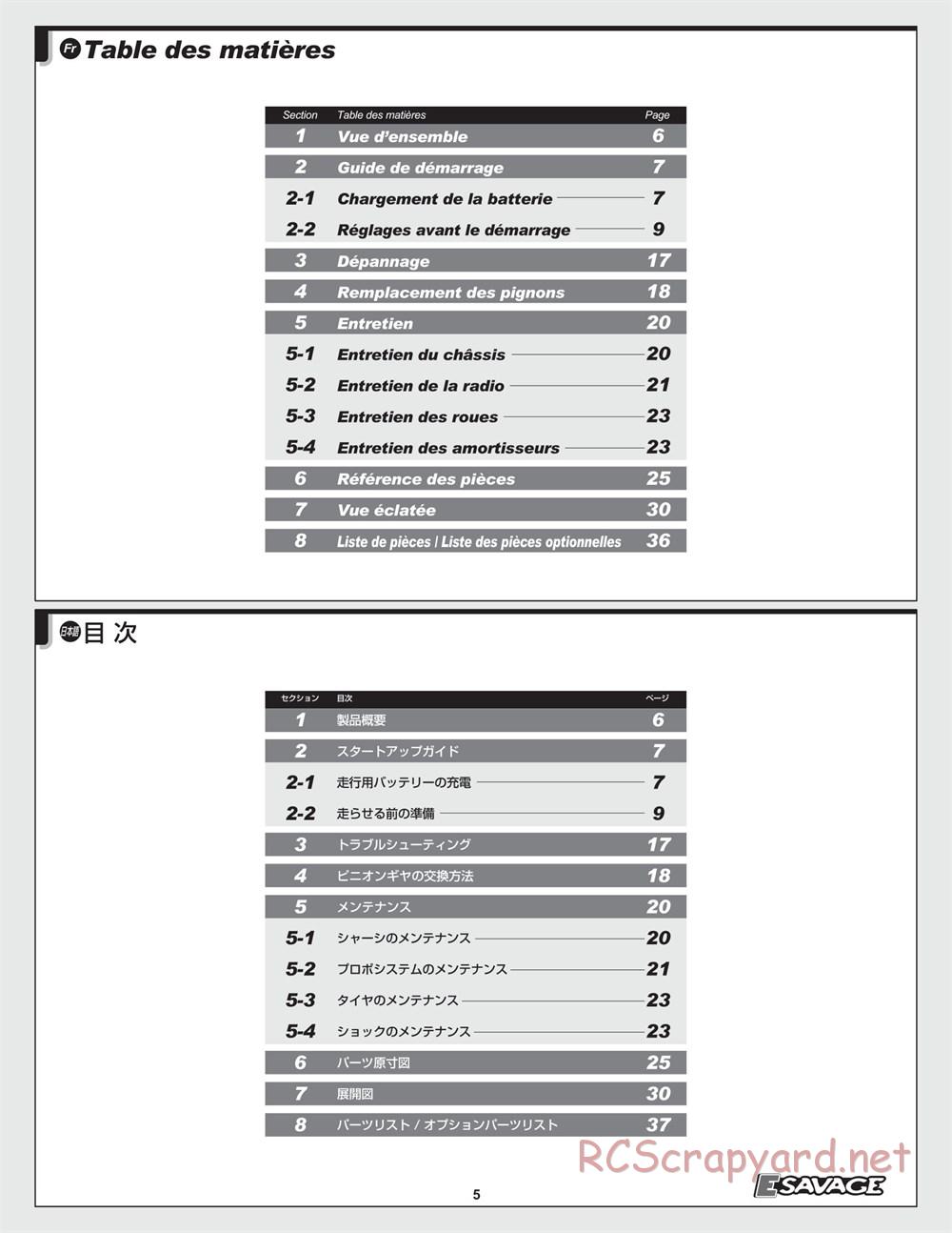 HPI - E-Savage - Manual - Page 5