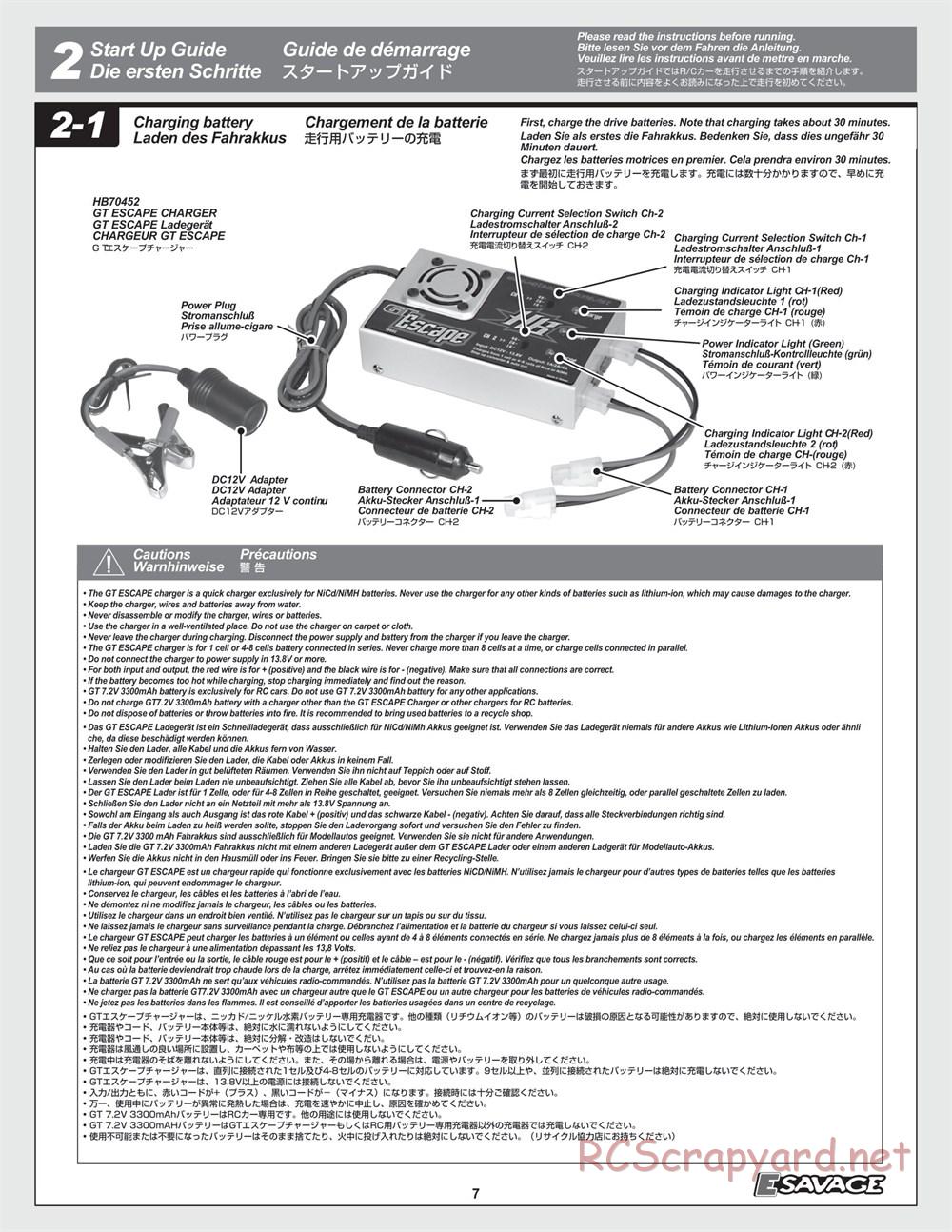 HPI - E-Savage - Manual - Page 7