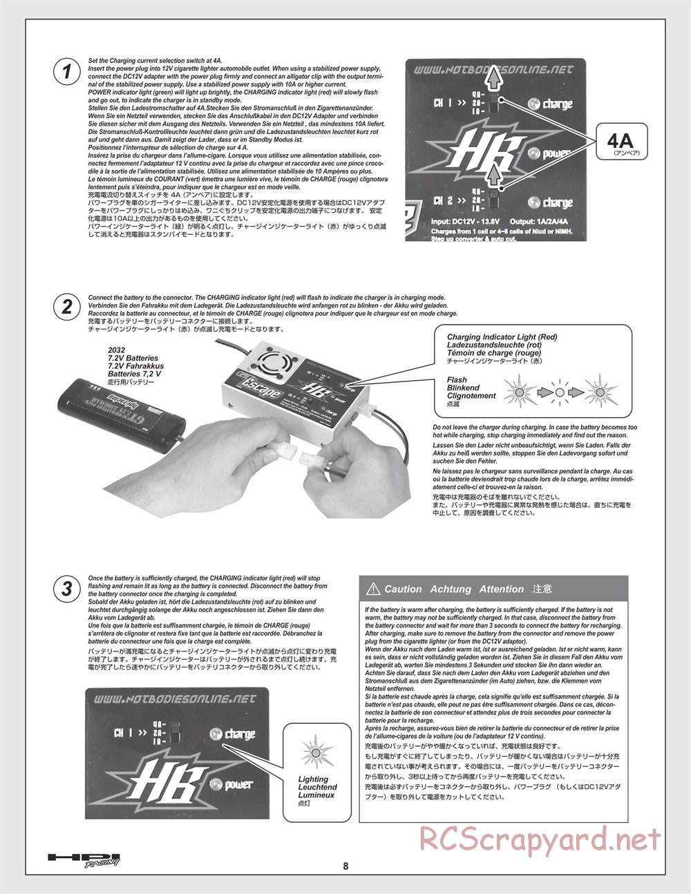 HPI - E-Savage - Manual - Page 8