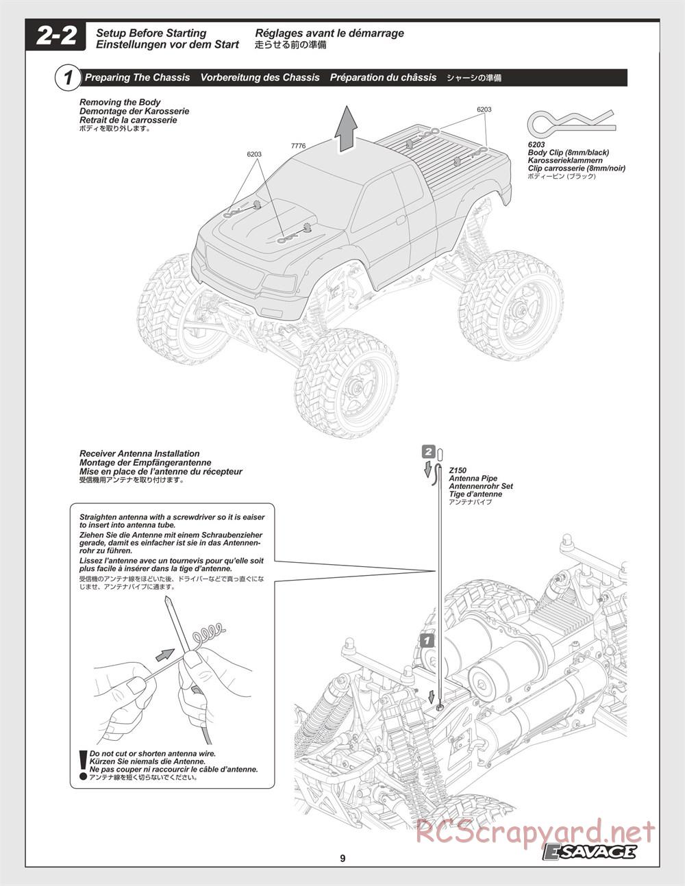 HPI - E-Savage - Manual - Page 9