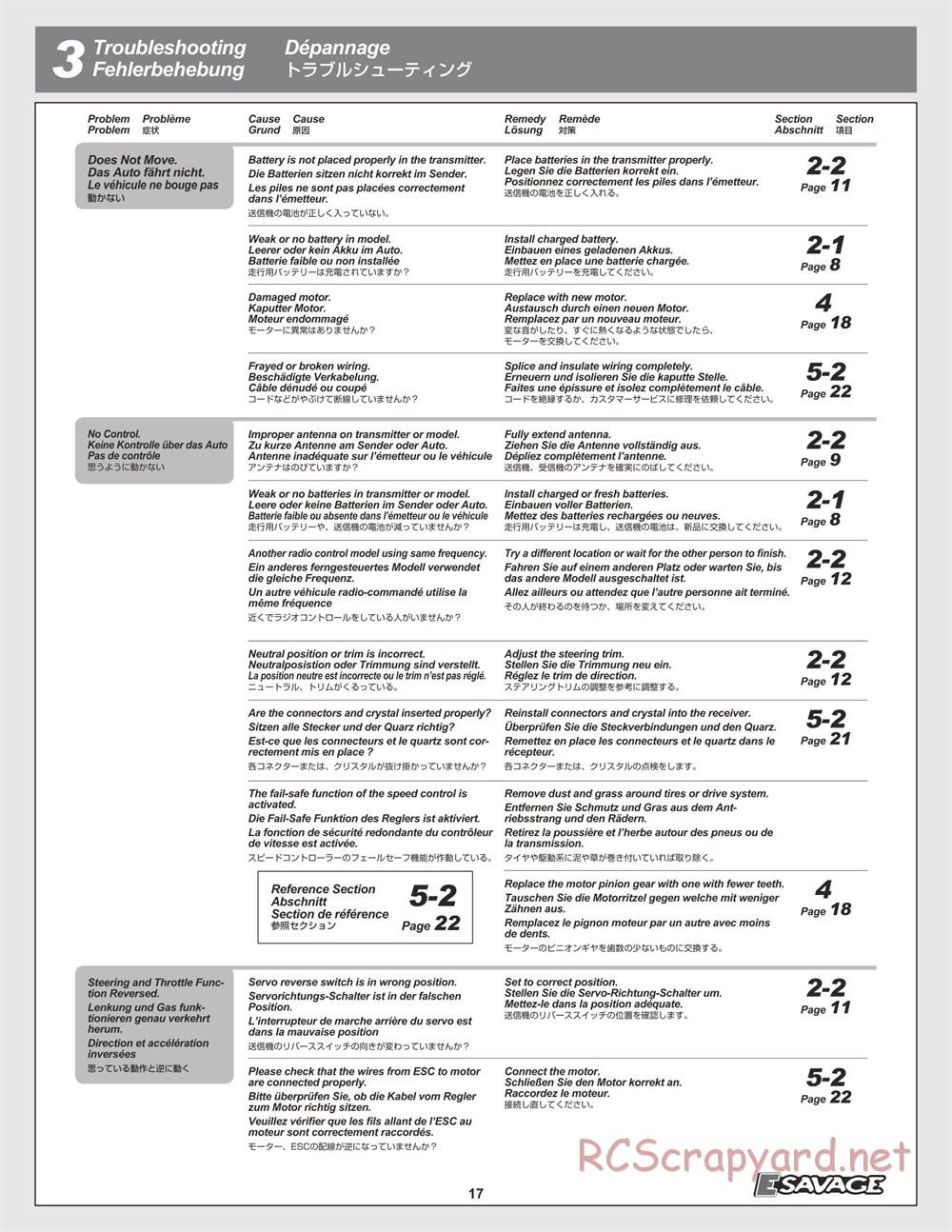 HPI - E-Savage - Manual - Page 17