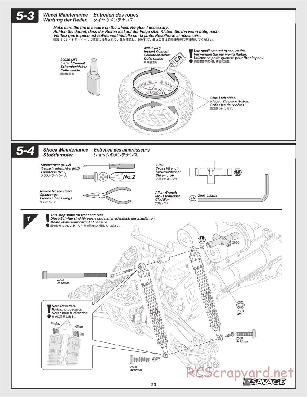 HPI - E-Savage - Manual - Page 23