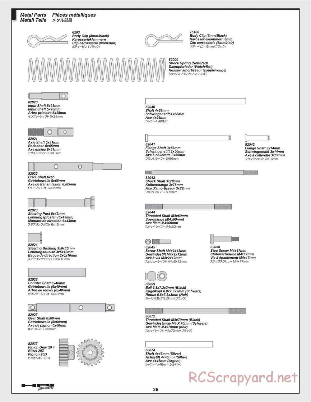 HPI - E-Savage - Manual - Page 26